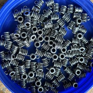 Antique Silver Bail Hangers for Jewelry making